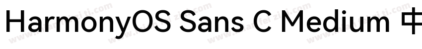 HarmonyOS Sans C Medium 中(TrueType字体转换 HarmonyOS Sans C Medium 中(TrueType字体转换
